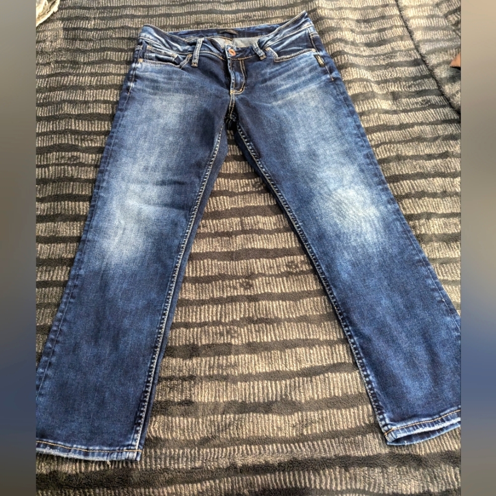 Silver Capris size 30